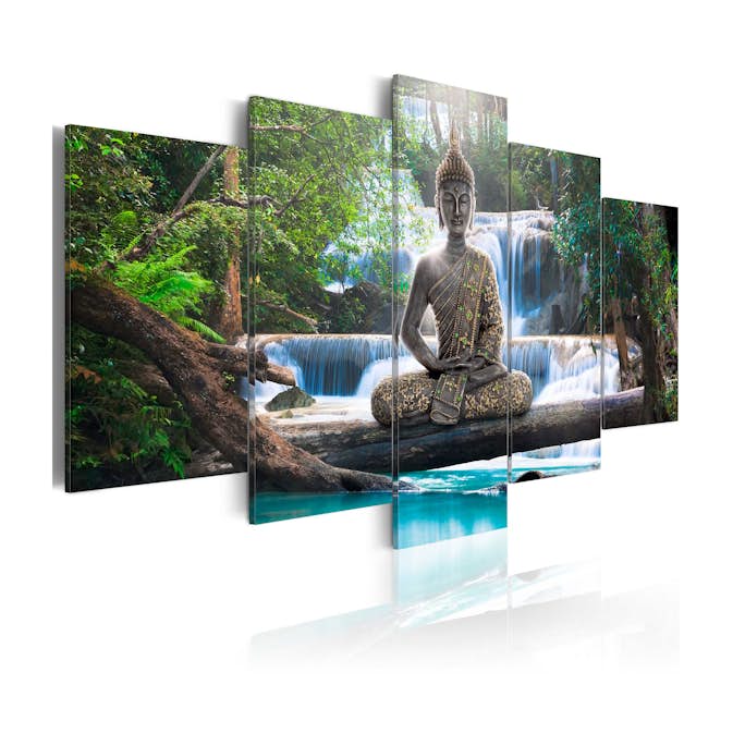 Tavla Arkiio Buddha And Waterfall