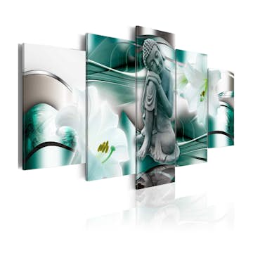 Tavla Arkiio Buddha And Lilies