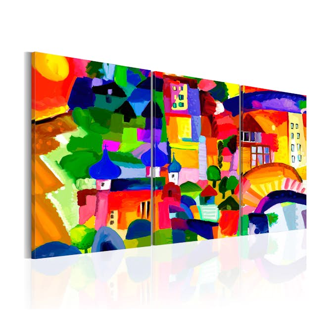 Tavla Arkiio Colourful Town