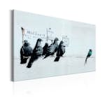 Tavla Arkiio Protesting Birds By Banksy