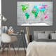 Tavla Arkiio World Map Green Paradise