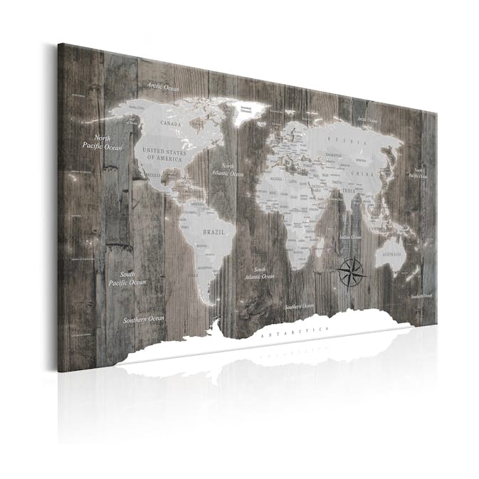 Tavla Arkiio World Map Wooden World
