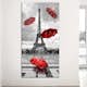 Tavla Arkiio Paris Red Umbrellas