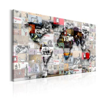 Tavla Arkiio Map Banksy Inspiration