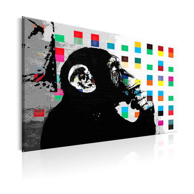 Tavla Arkiio Banksy The Thinker Monkey