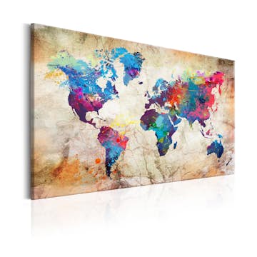 Tavla Arkiio World Map Urban Style