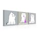 Tavla Arkiio Miezekotze Cat Trio 120x40