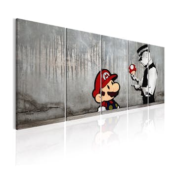 Tavla Arkiio Mario Bros On Concrete
