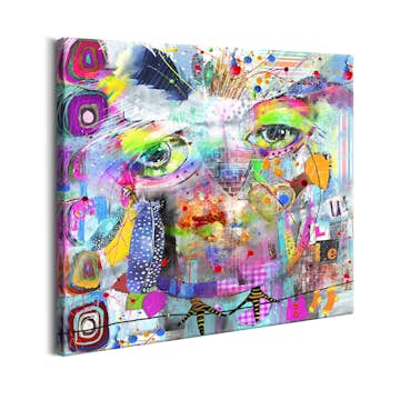 Tavla Arkiio Colourful Owl