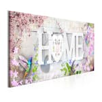 Tavla Arkiio Home and Hummingbirds Pink