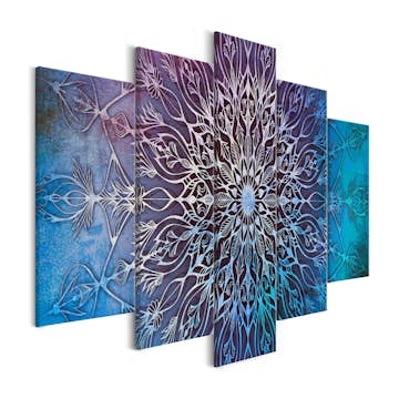 Tavla Arkiio Center Wide Blue 5 delar