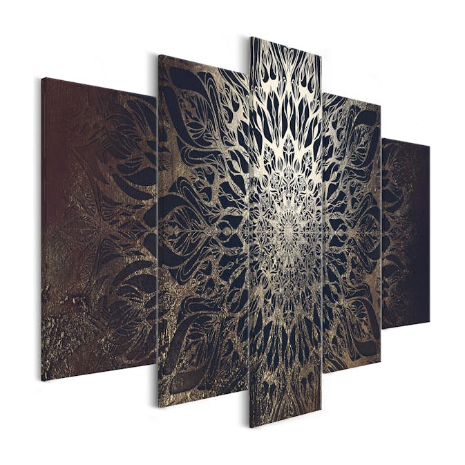 Tavla Arkiio Hypnosis Brown Wide 5 delar