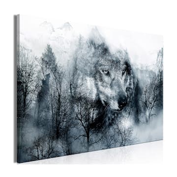 Tavla Arkiio Mountain Predator Svart Och Vit