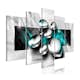 Tavla Arkiio Shiny Stones Wide Turquoise 5 delar