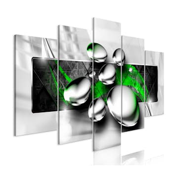 Tavla Arkiio Shiny Stones Wide Green 5 delar