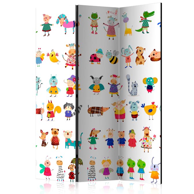 Rumsavdelare Arkiio Cartoon Pets 135x172 cm