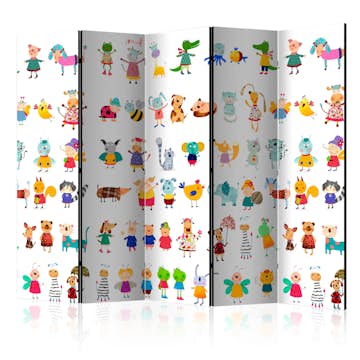 Rumsavdelare Arkiio Cartoon Pets II 225x172 cm