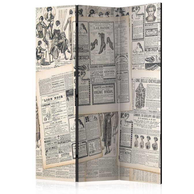 Rumsavdelare Arkiio Vintage Newspapers 135x172 cm