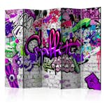 Rumsavdelare Arkiio Purple Graffiti 225x172 cm