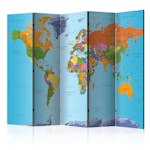 Rumsavdelare Arkiio Colourful Geography 225x172 cm