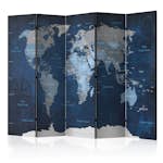 Rumsavdelare Arkiio Dark Blue World 225x172 cm