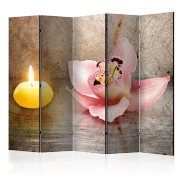 Rumsavdelare Arkiio Romantic Evening II Rosa/Gul 225x172 cm