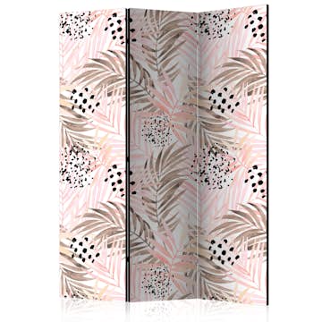 Rumsavdelare Arkiio Pink Palm Leaves 135x172 cm