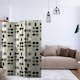 Rumsavdelare Arkiio Black And White Dots 135x172 cm