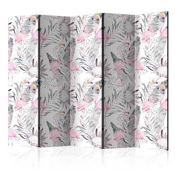 Rumsavdelare Arkiio Flamingos and Twigs II 225x172 cm