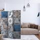 Rumsavdelare Arkiio Blue Arabesque 135x172 cm
