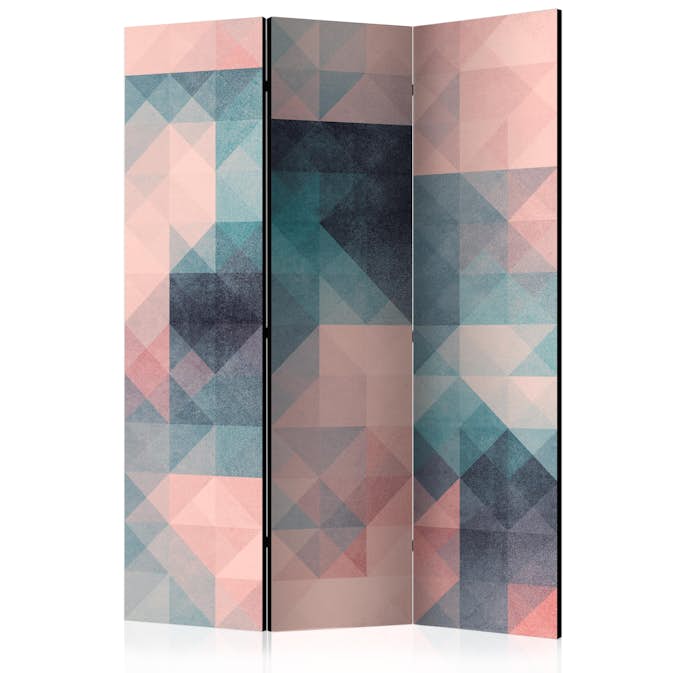 Rumsavdelare Arkiio Pixels Green And Pink 135x172 cm
