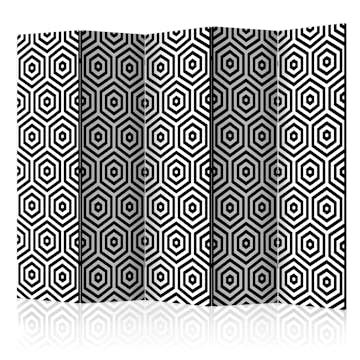 Rumsavdelare Arkiio Black and White Hypnosis II 225x172 cm