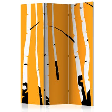 Rumsavdelare Arkiio Birches On The Orange Background 135x172 cm