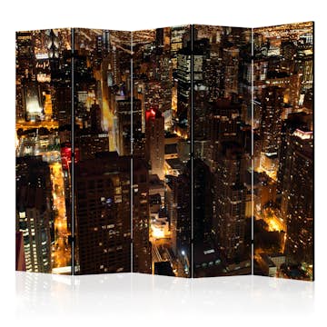 Rumsavdelare Arkiio City by Night Chicago USA II 225x172 cm