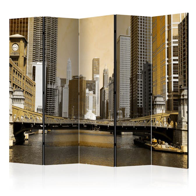 Rumsavdelare Arkiio Chicago's Bridge Vintage Effect II 225x172 cm
