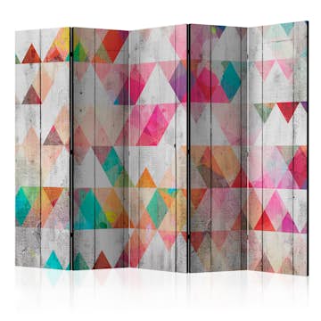 Rumsavdelare Arkiio Rainbow Triangles II 225x172 cm