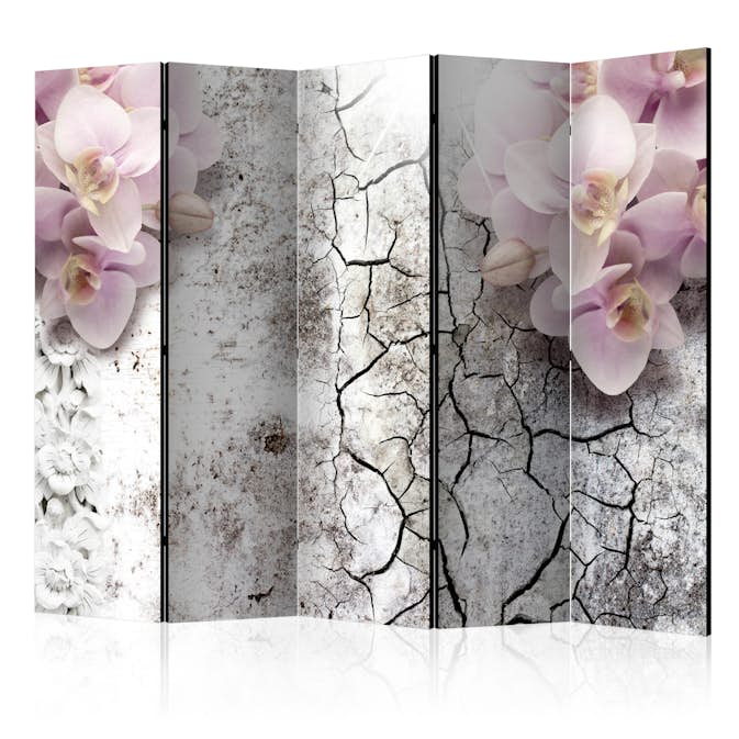 Rumsavdelare Arkiio Bright Red Orchids II 225x172 cm