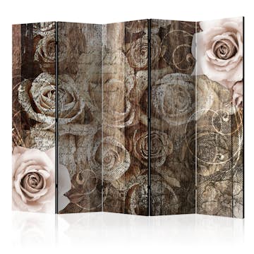 Rumsavdelare Arkiio Old Wood and Roses II 225x172 cm
