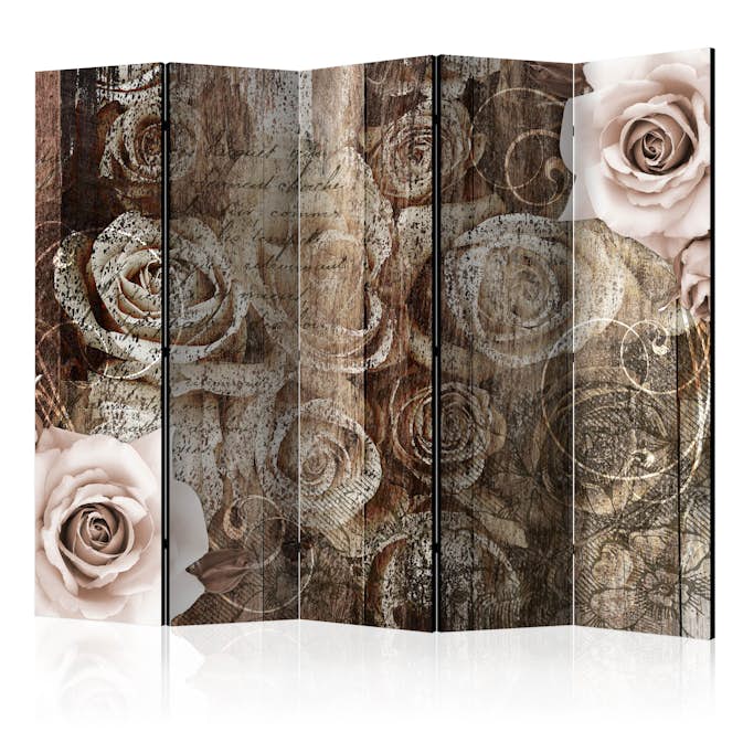 Rumsavdelare Arkiio Old Wood and Roses II 225x172 cm