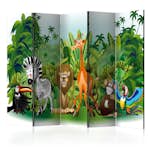 Rumsavdelare Arkiio Jungle Animals II 225x172 cm