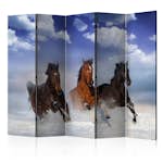 Rumsavdelare Arkiio Horses in the Snow II 225x172 cm