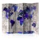 Rumsavdelare Arkiio World Map Ink Blots II 225x172 cm