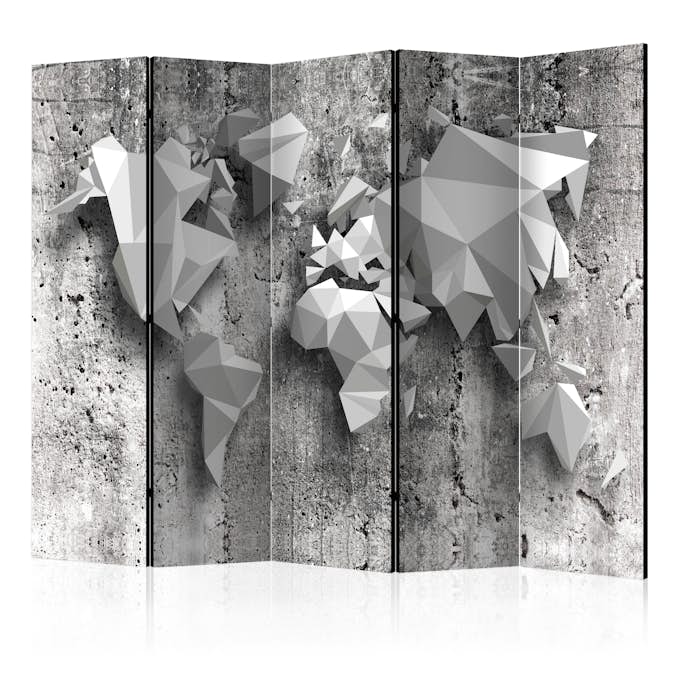 Rumsavdelare Arkiio World Map Origami II 225x172 cm