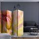Rumsavdelare Arkiio Pastel Colored Dahlia Flower With Dew Drops II 225x172 cm