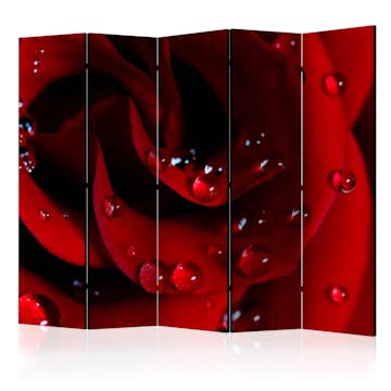 Rumsavdelare Arkiio Red Rose With Water Drops II 225x172 cm