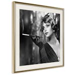 Poster Artgeist Affisch Lady with Cigarette