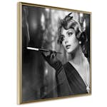 Poster Artgeist Affisch Lady with Cigarette
