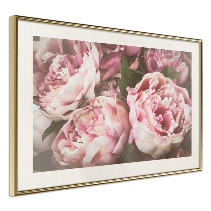 Poster Artgeist Affisch Pink Peonies