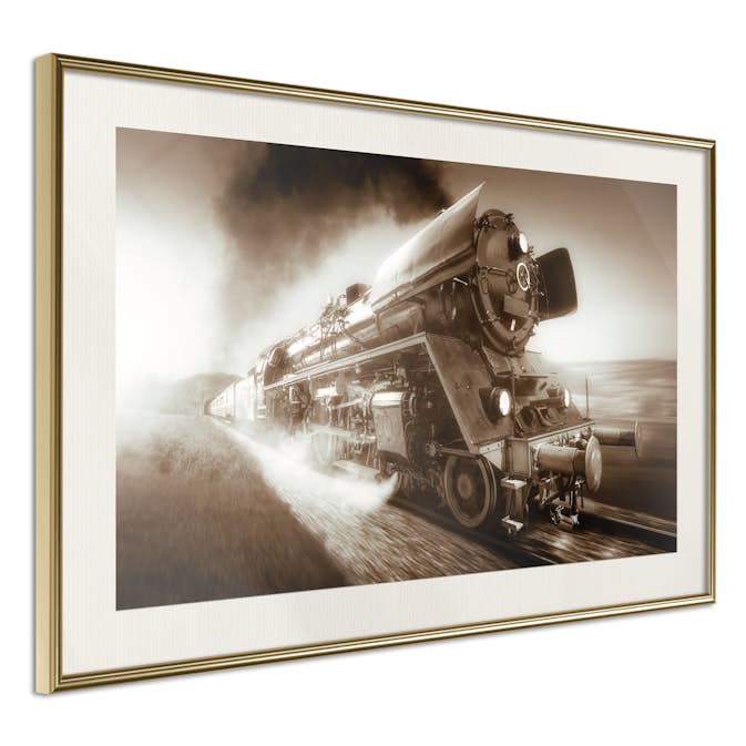 Poster Artgeist Affisch Locomotive