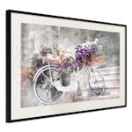 Poster Artgeist Affisch Floral Bike